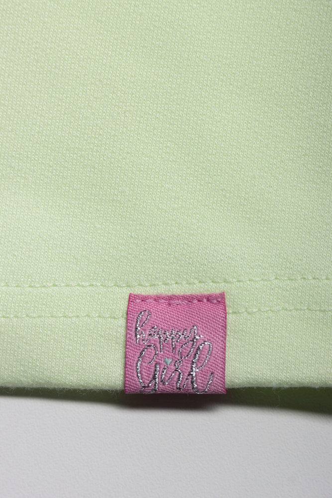 Fleece Shorts Set Lime (2)