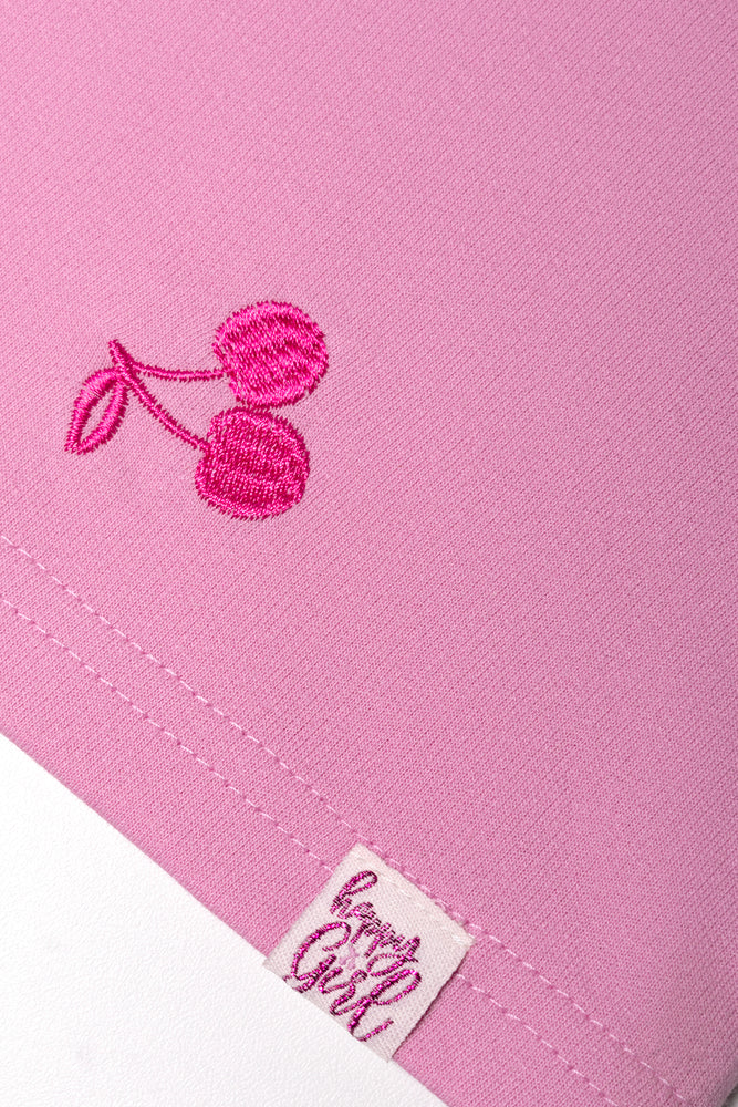 Fleece Shorts Set Pink