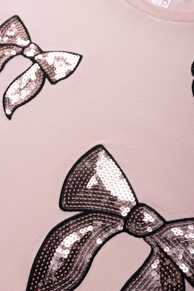 Bow Sequin Skirt Set (2)