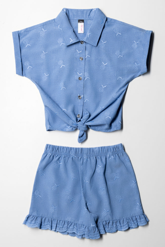 Woven Set Blue