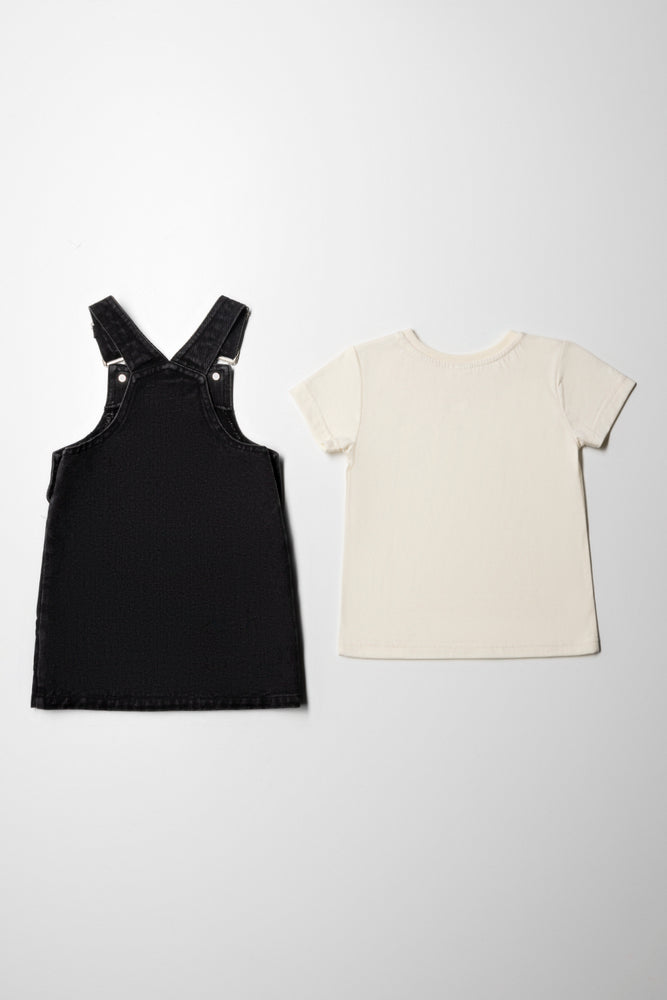 Hello Kitty Pinafore Set Black (5)