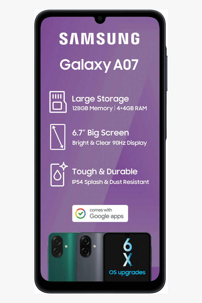 Samsung A07 Black