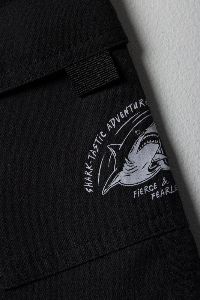 Cargo Shorts Black (1)