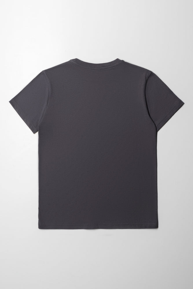 City Park Short Sleeve T-Shirt Dark Grey (2)