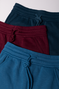 3 Pack Trackpants Teal, Burgundy & Blue (1)