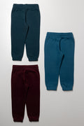 3 Pack Trackpants Teal, Burgundy & Blue (2)