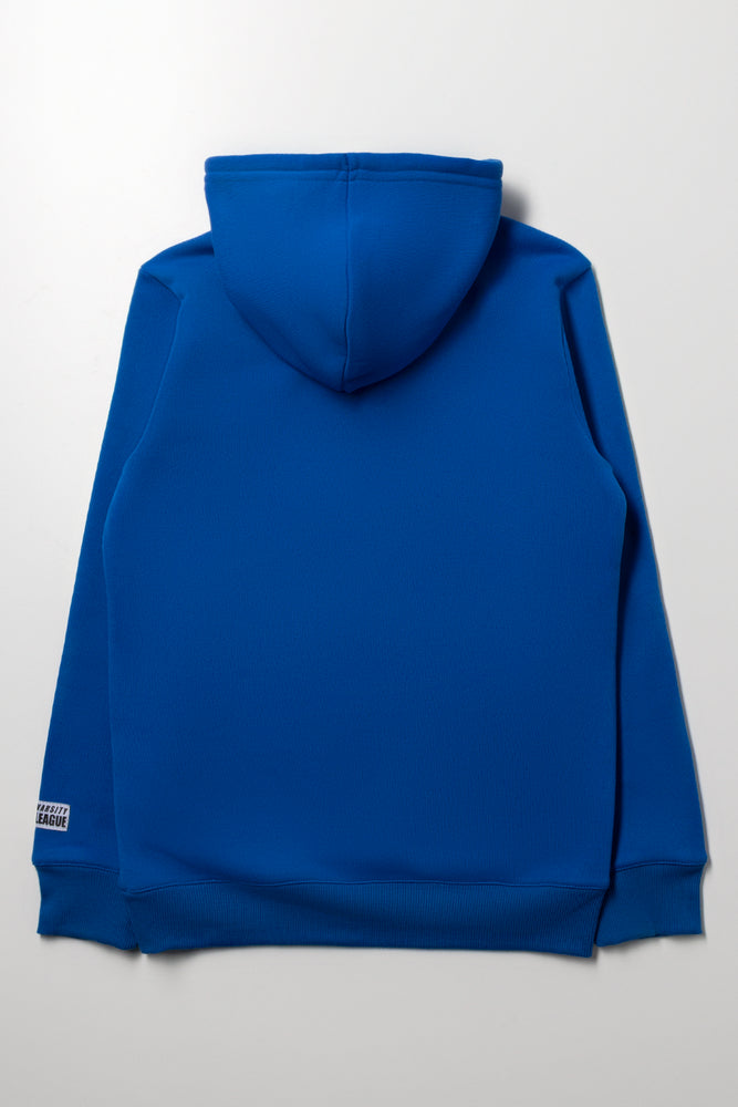 Printed Hoodie Royal Blue (2)