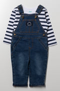 Denim Dungaree Set Blue