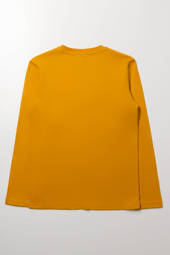 Long Sleeve T-Shirt Yellow (2)