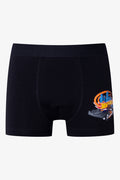 Hot Wheels 2 Pack Boxers Black And Grey (2)