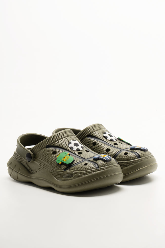 Soccer Clogs Green