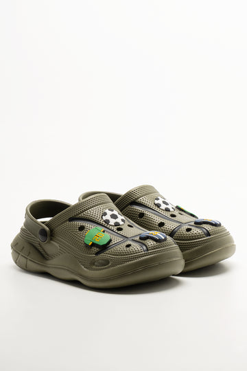 Soccer Clogs Green