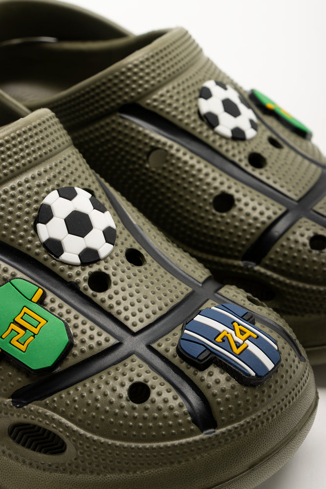 Soccer Clogs Green (2)