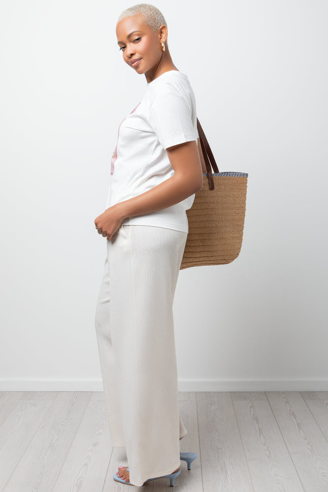 Palm Beach Short Sleeve T-Shirt White