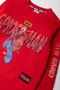Spiderman Crewneck Top Red (1)