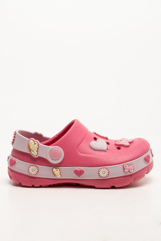 Detailed Clog Cerise Pink (1)