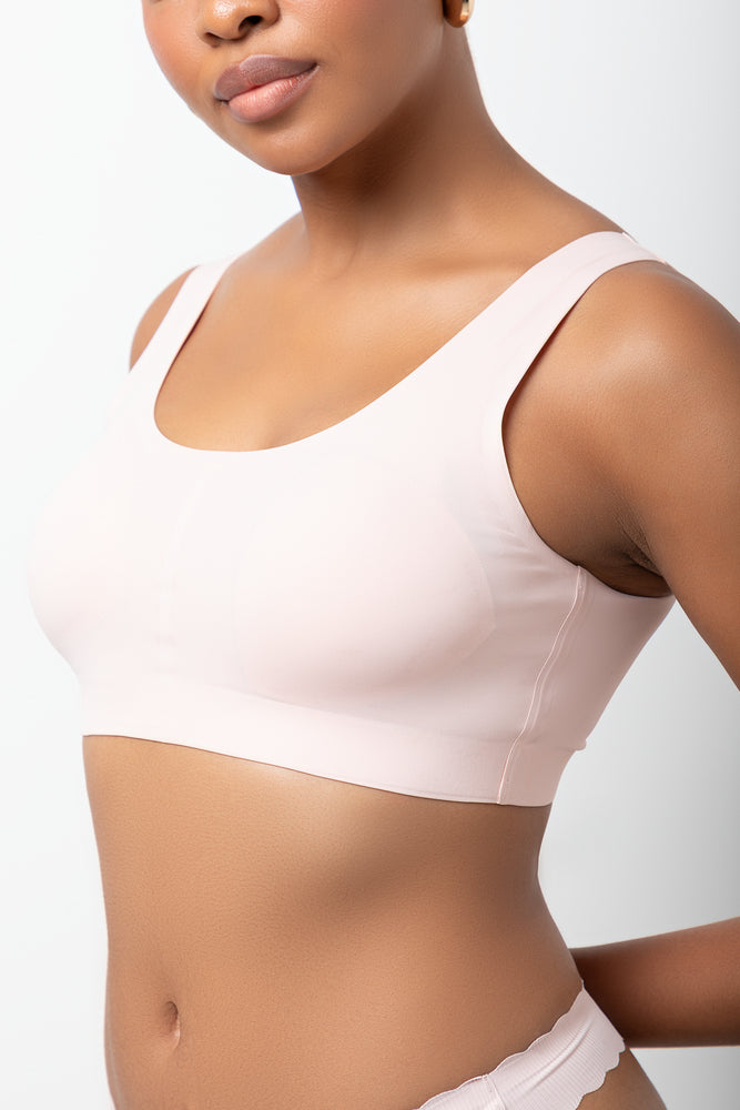 Bonded Crop Top Pink (3)