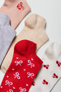 5 Pack Cherry Low Cut Socks Multicolour (2)
