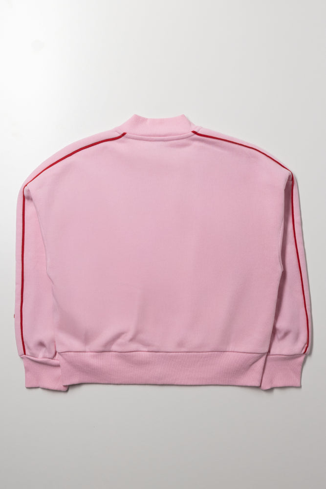 Fleece Bomber Tracktop Pink (2)