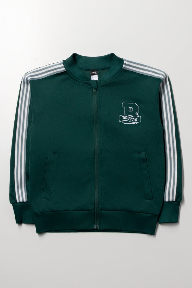Boston Printed Tracktop Green