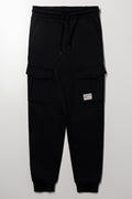 Cargo Trackpants Black
