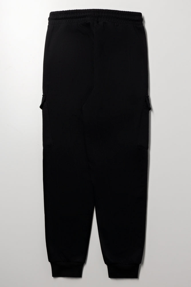 Cargo Trackpants Black (2)