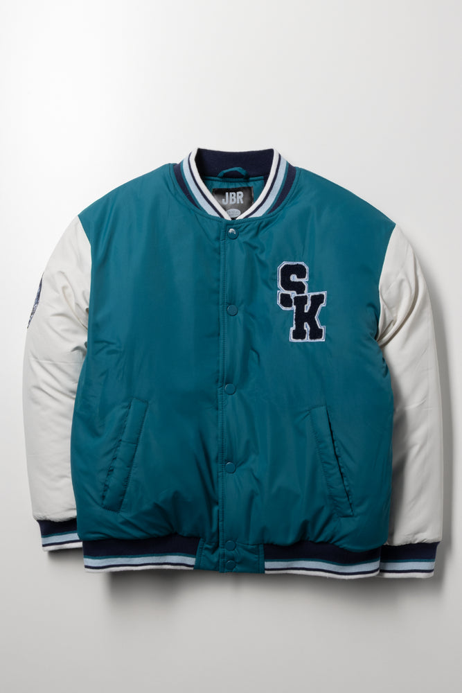 Baseball Jacket Blue & White