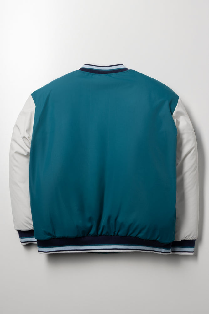 Baseball Jacket Blue & White
