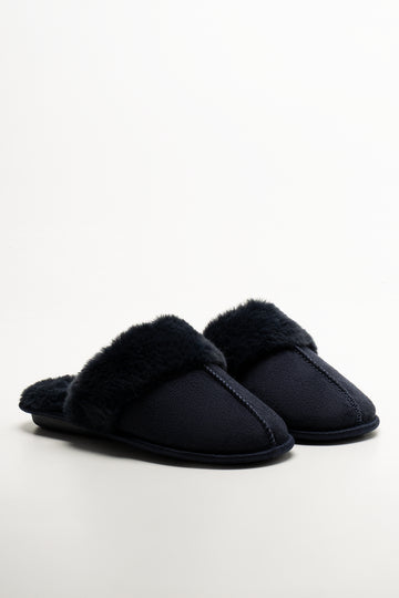 Seam Slipper Navy