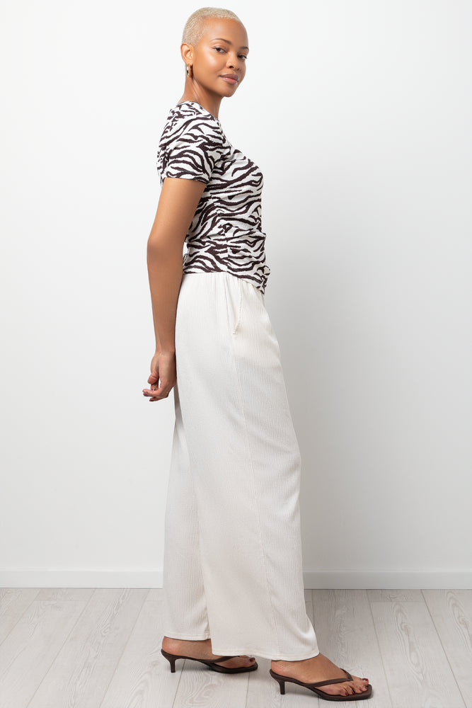 Crinkle Top Zebra Print Black & White (1)