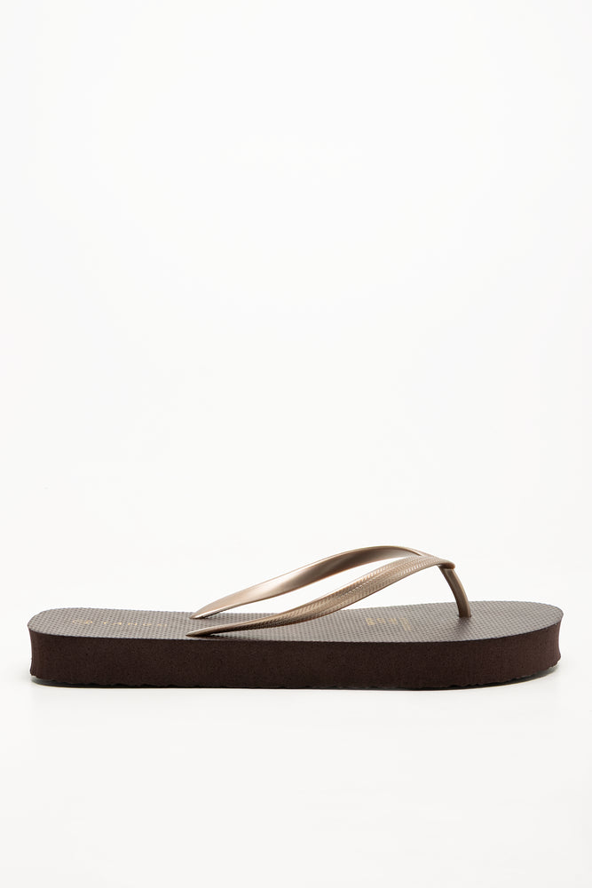 Platform Flip Flop Brown (1)