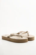 Platform Flip Flops Natural