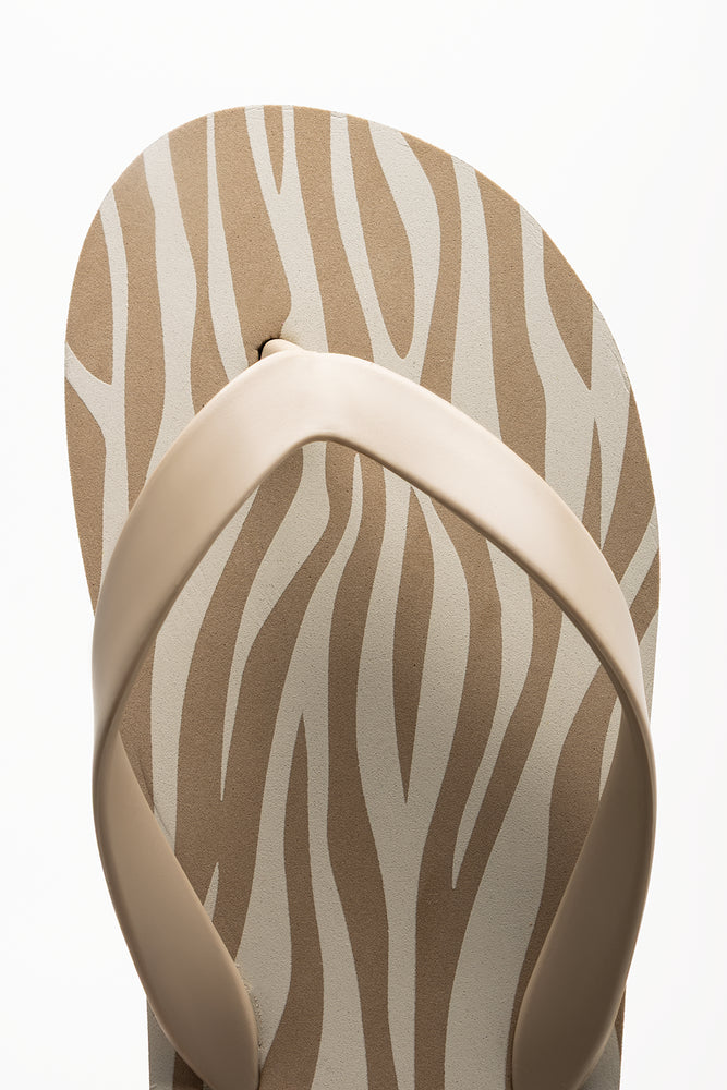 Platform Flip Flops Natural (4)