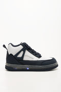 High Top Sneakers Navy And White (1)