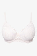 Plus Size 2 Pack  Lace Balconette Bra Brown And White (2)