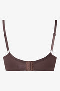 Plus Size 2 Pack  Lace Balconette Bra Brown And White (6)