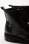 Charm Lace Up Boots Black (3)