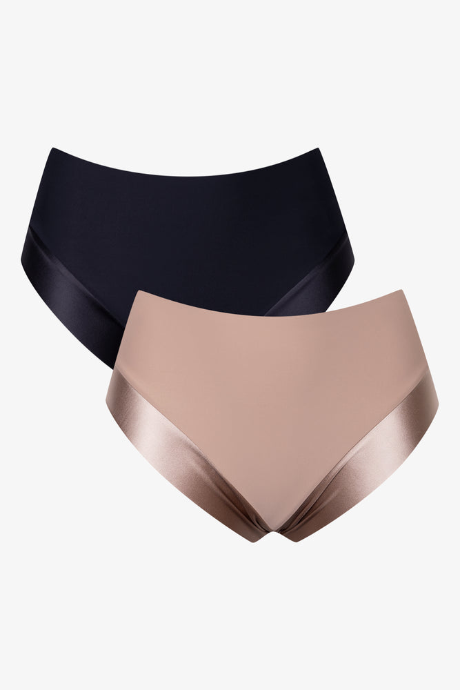 2 Pack Brazillian Panties Black And Natural (1)