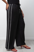 Pants with Side Piping Black (1)