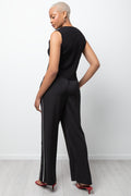 Pants with Side Piping Black (2)
