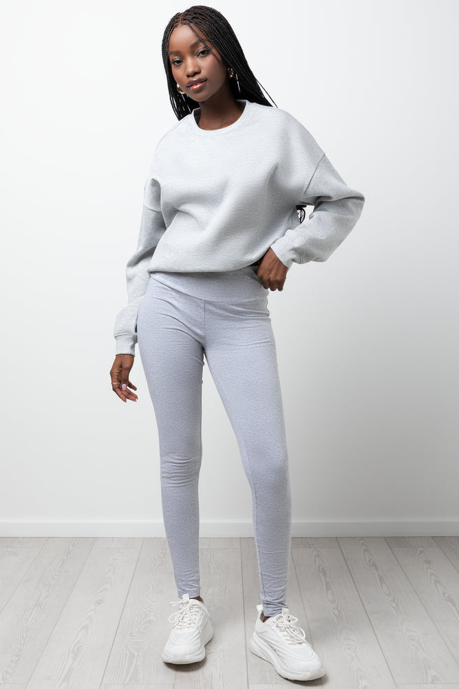 Wide Waist Leggings Grey