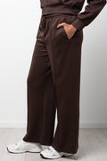 Wideleg Knit Jogger Brown (1)
