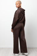 Wideleg Knit Jogger Brown (2)