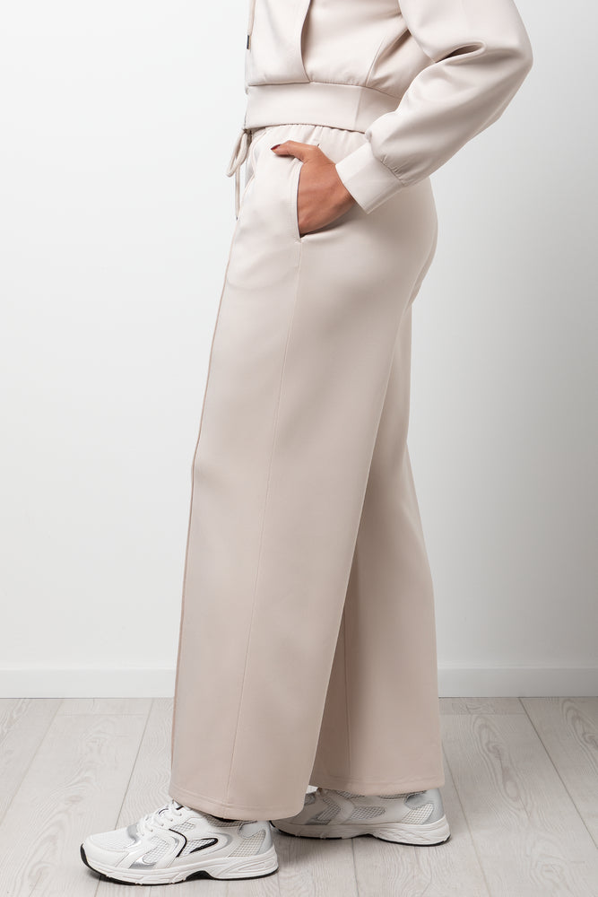 Wideleg Knit Jogger Natural