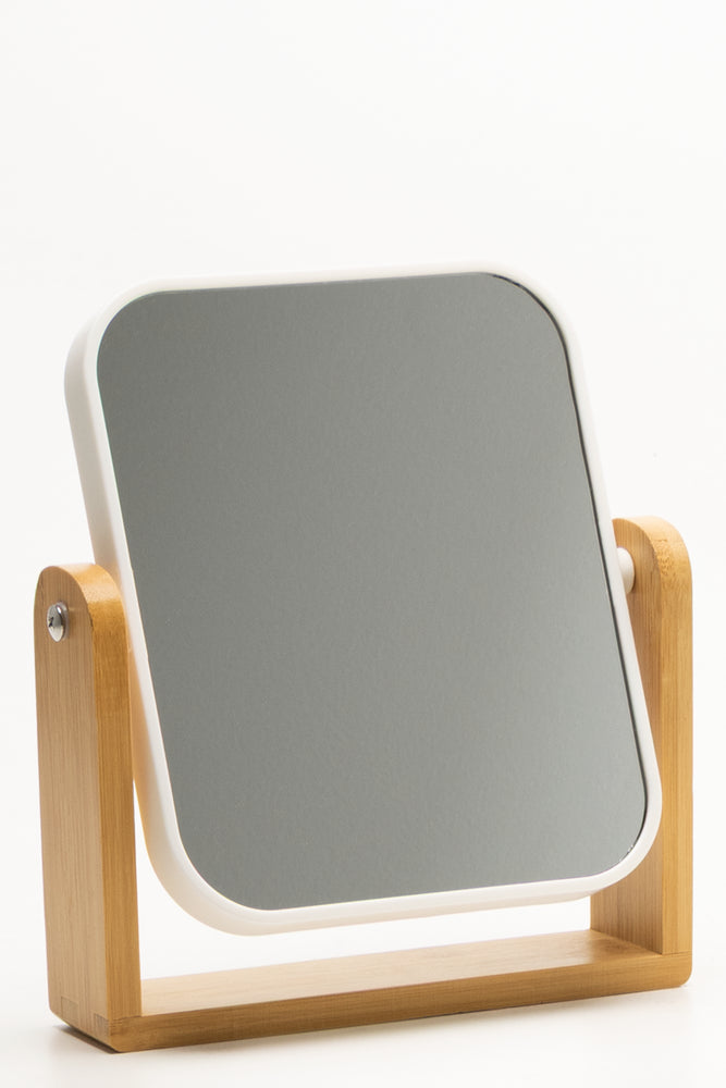 Glass & Bamboo Mirror