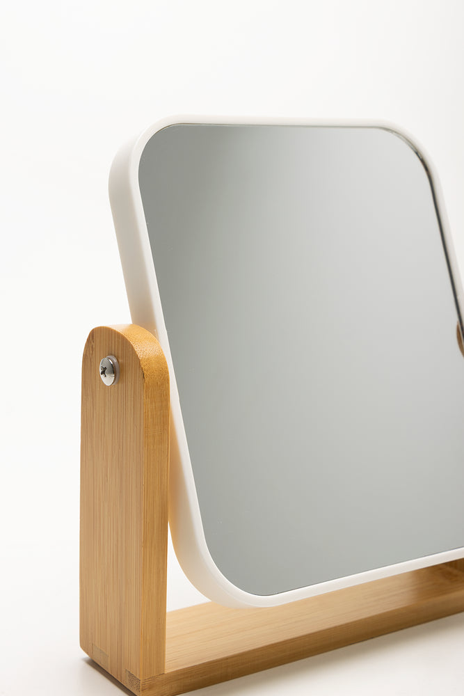 Glass & Bamboo Mirror