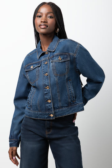 Denim Trucket Jacket Blue