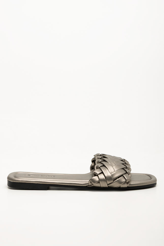 Mule Sandals Silver (1)