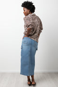 Utility Denim Skirt Blue (2)