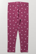 Heart Leggings Berry